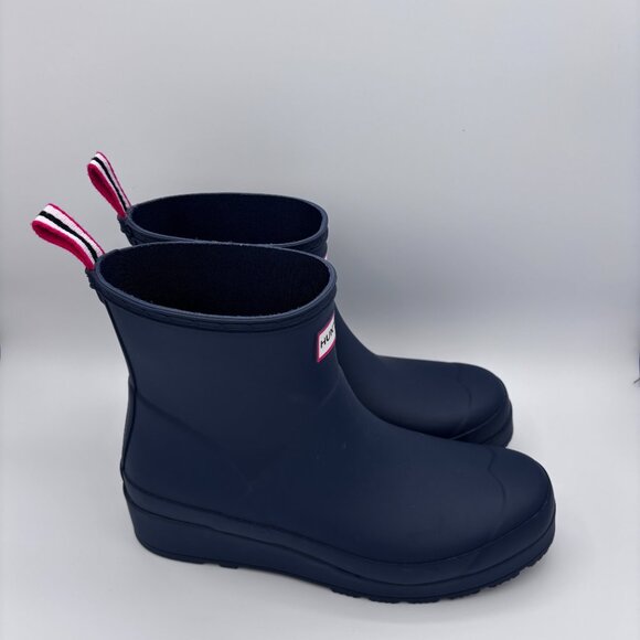Hunter Original Women's PLAY Short Rain Boots - WFS2020RMA Size 9M with Box - Picture 3 of 11